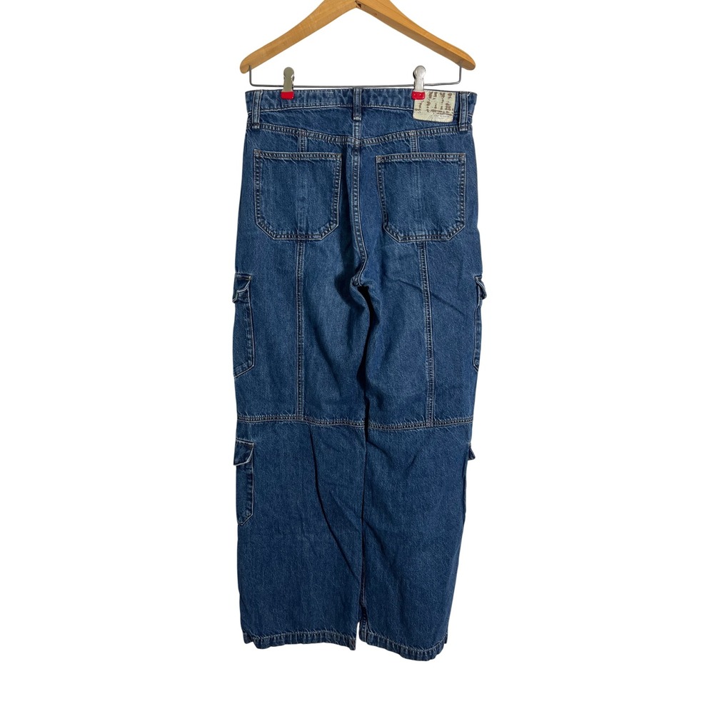 RAG & BONE Cailyn Cargo Wide Leg Utility Jeans in Ari - Picture 5 of 14